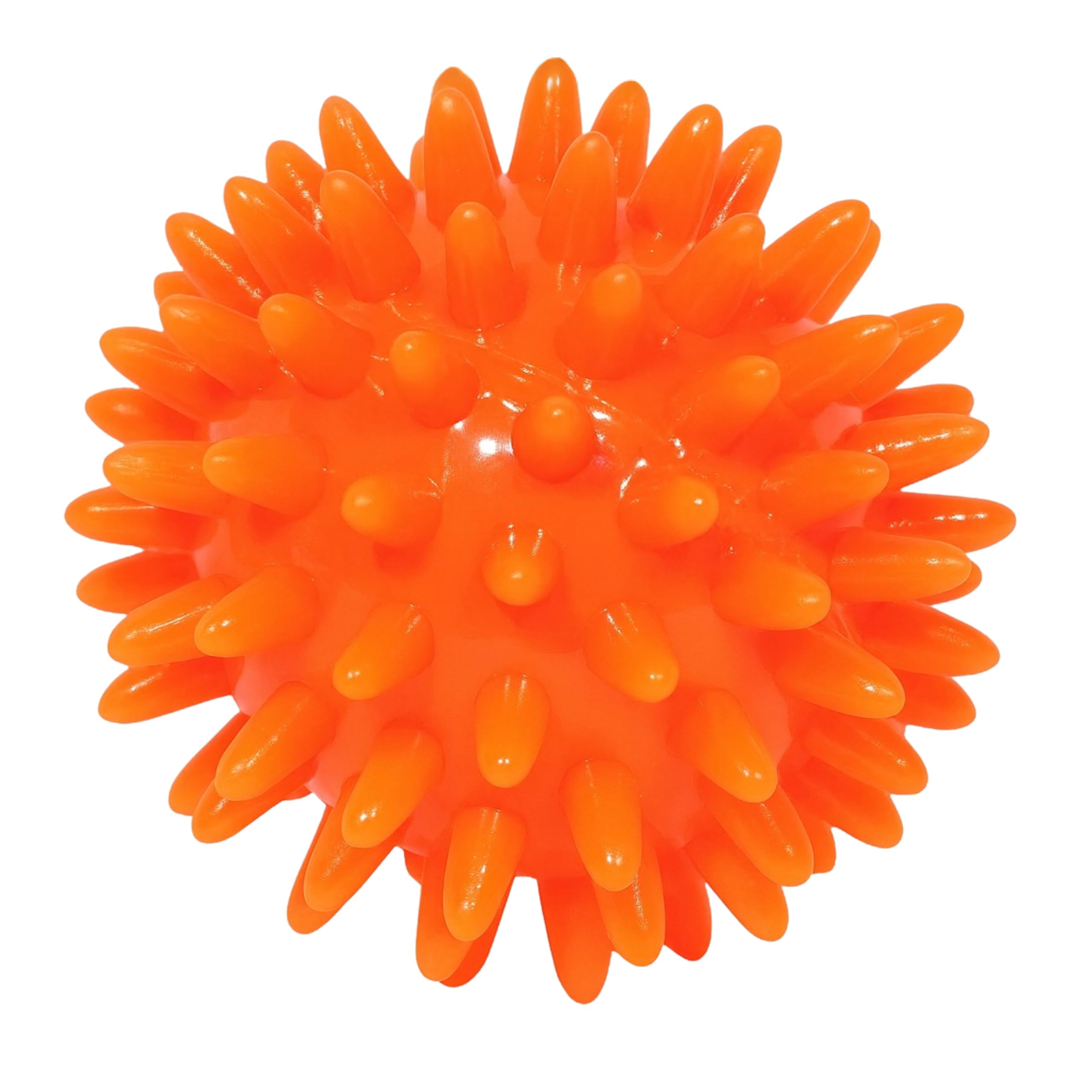 THERABAND Massage Balls, Massage Device for Reflex Zone Massage, Circulation, Stress, and Relaxation, Comes with a Pump Needle, 6cm Diameter, Orange