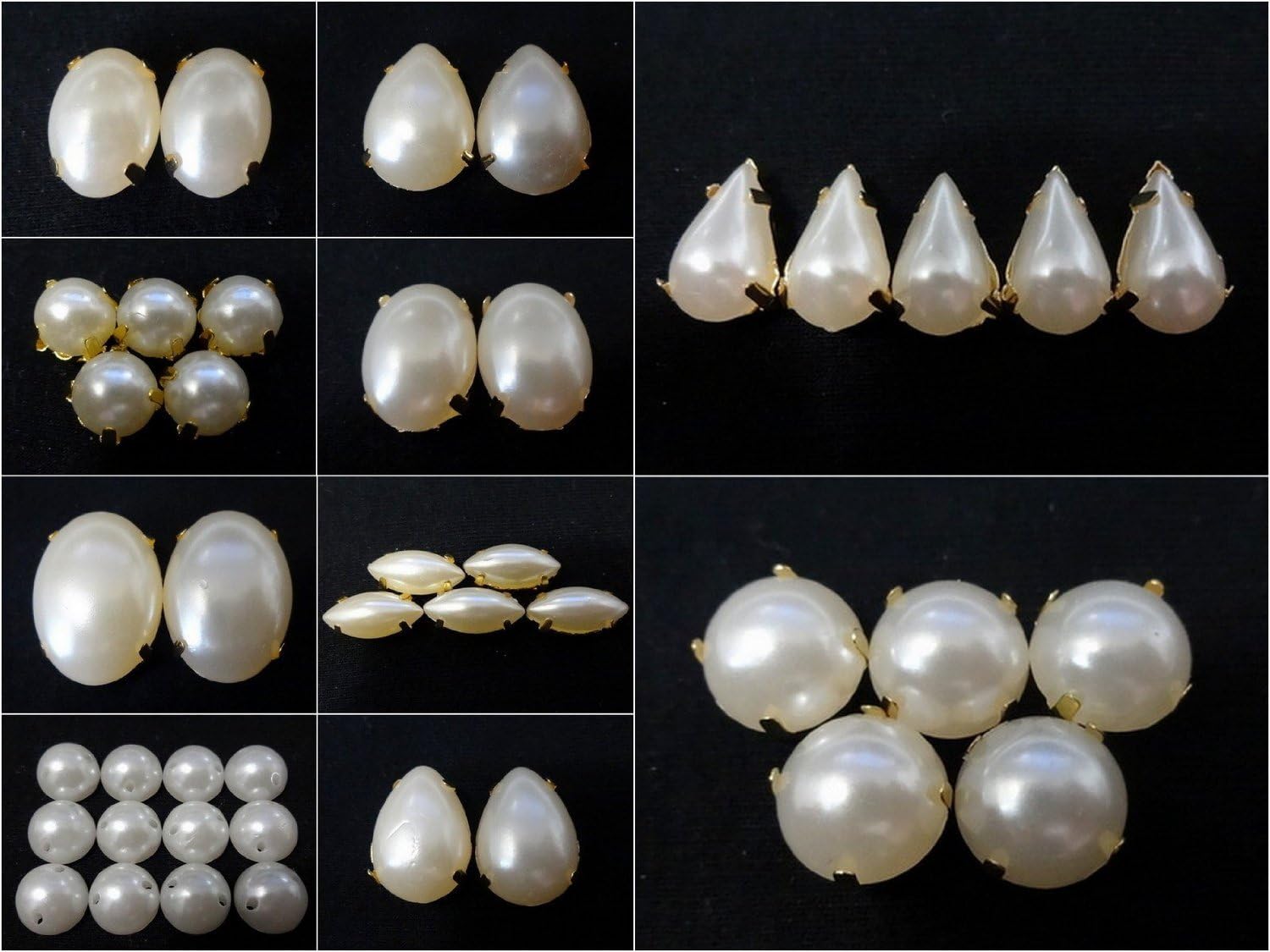 Amazon No 3005パール風ビジュー パーツ パック 手芸用 ラインストーン 通販