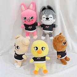 RHEETADA 8 PCS Skzoo Plushies Stray Kids Plush Toys