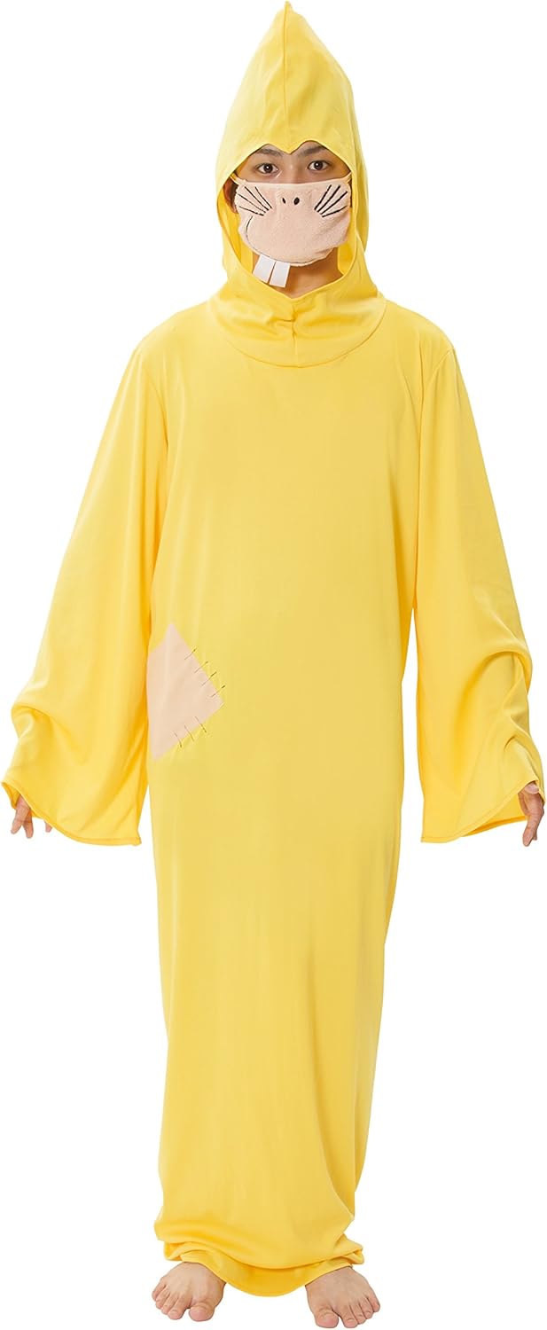 Party City ゲゲゲの鬼太郎公式 コスプレ ねずみ男コスチューム ユニセックス 黄 おもちゃ おもちゃ Amazon
