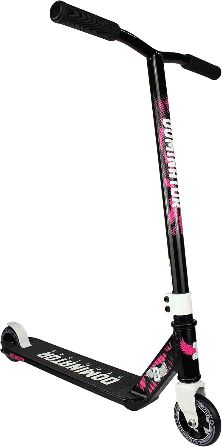 pink and black scooter