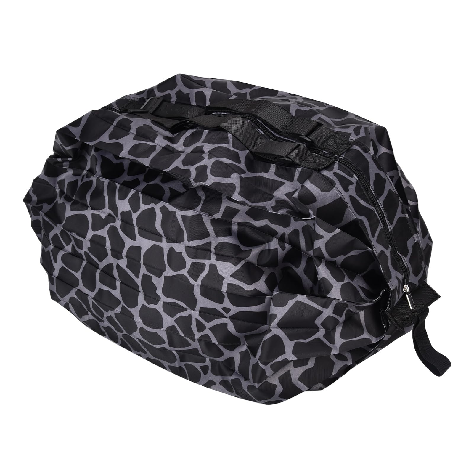 Shoulder Bag Organ Storage Bag Waterproof Travel Folding Portable Tote Stylish Shopping Bag Japan Polyester Oxford Reusable Grocery Bags (Beige)