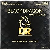 DR Strings DBSMB5-45 5 Strings, Black Dragon, Multi-Scale