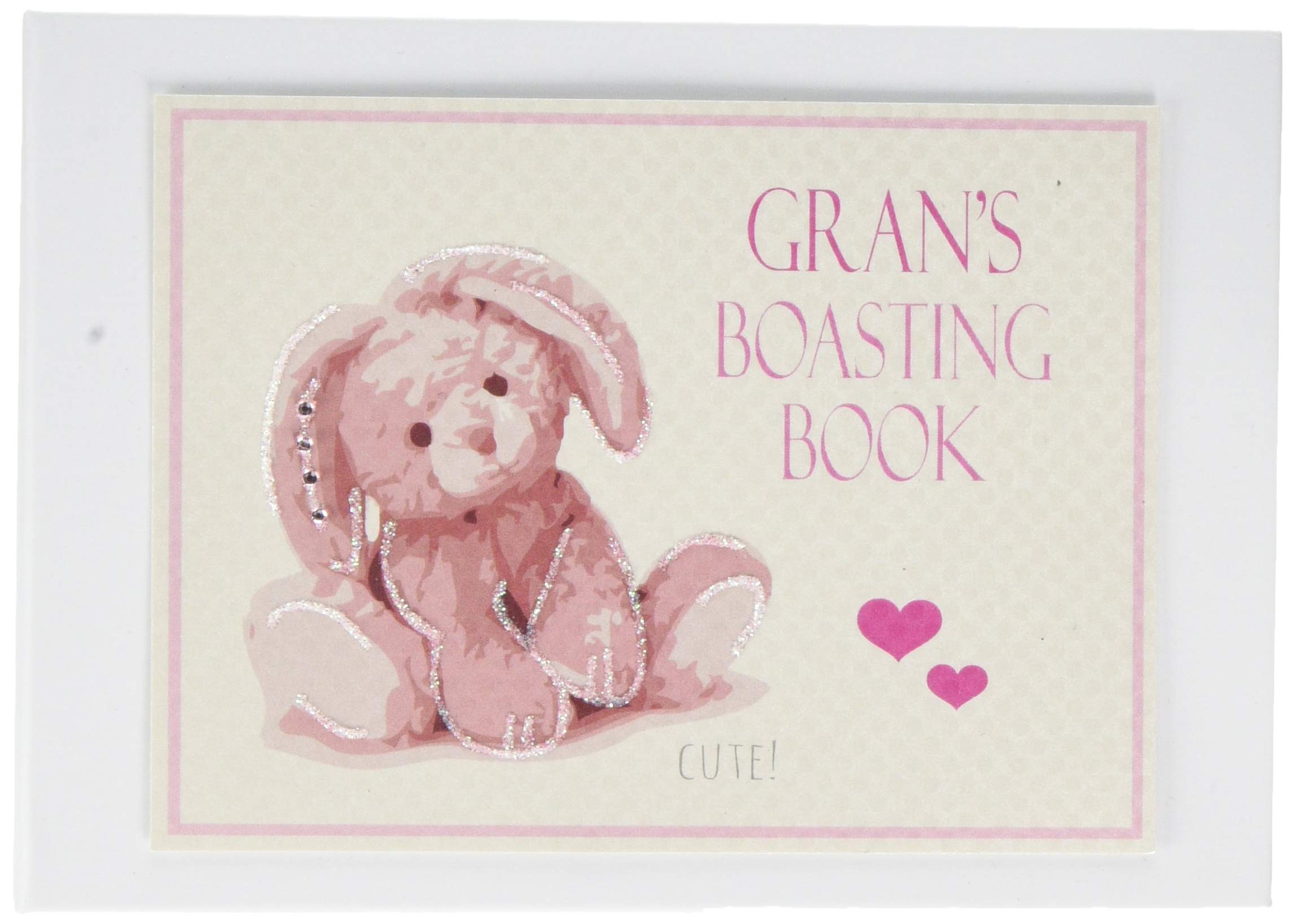 White Cotton Cards Pink Gran's Boasting Book, Photo Album (NRP5T), of