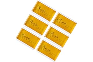 Cello Rosin Viola Bow Rosin Cello Bow Rosin, 6Pcs Improve Friction Rosin Easy Applying Little Dust Violin Bow Rosin for Playi