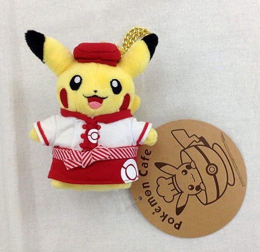 Amazon ポケットモンスター ポケモン ウェイトレスピカチュウ マスコット Pokemon Cafe ポケモンカフェ キーホルダー アニメ 萌えグッズ 通販