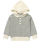 Mud Kingdom Boys Striped Hooded Knitted Pullover Sweater Winter Knit Wear 2T-Size 8