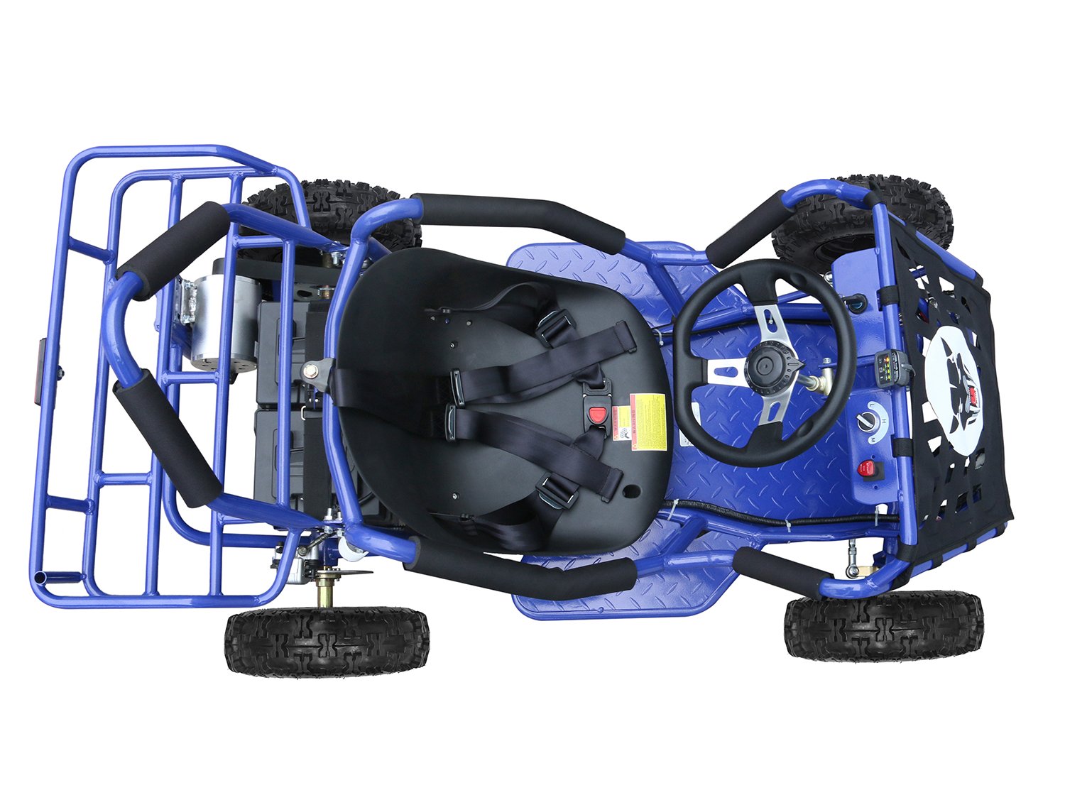 ZXTDR Electric Go Kart For Kids with Powerful 48v 1800w Brushless Motor (Blue) Buy Online in ZXTDR Electric Go Kart For Kids with Powerful 48v 1800w Brushless Motor (Blue) Buy Online in