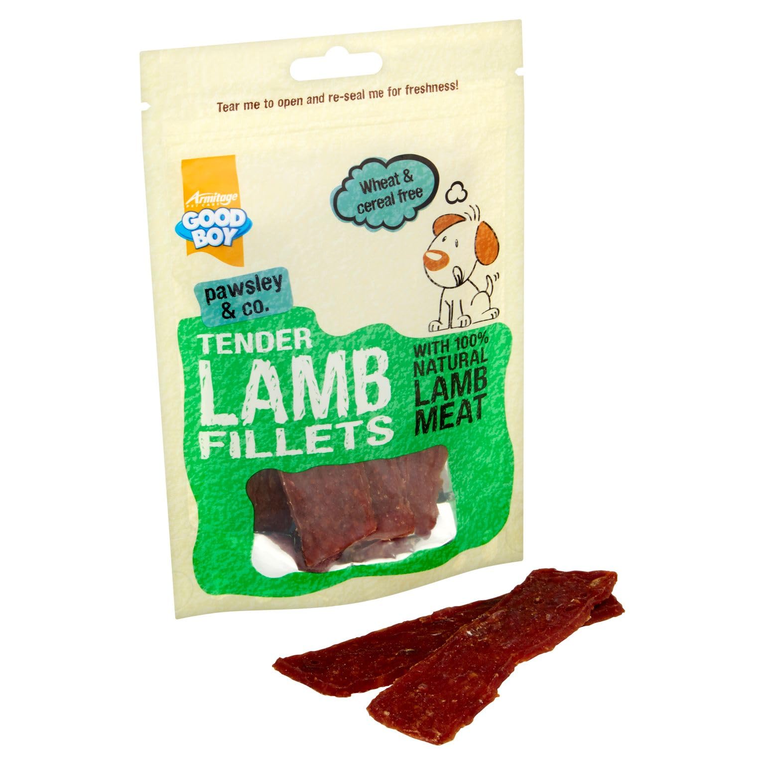 Good Boy Pawsley and Co Tender Lamb Fillets 80gm (Deal of 5 Packets)