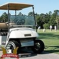 Performance Plus Carts EZGO TXT Golf Cart Folding Windshield | Clear | 3/16 Inch Acrylic | Compatible with 1994.5-2013 Models