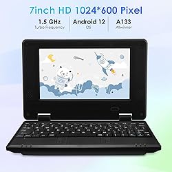 ZHAOHUIXIN 7" Portable Small Laptop, Android 12.0