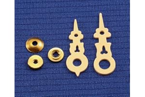 JSORM Plastic Cuckoo Clock Hands Replacement Parts Kit Fits Regula Movements for 60 mm or 2 1/4" Dial Cream with Nuts