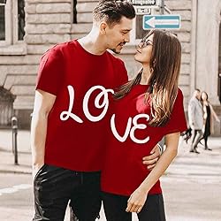 Couple T Shirts for Him and Her,Couple T-Shirts for