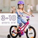WayEee Kids Helmet and Pads Set Purple 3-10 Years Adjustable Safety Gear view 6