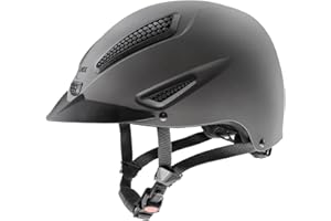 UVEX SPORTS uvex perfexxion II Horse Riding Helmet for Women & Men, Anthracite - Adjustable & Excellent Ventilated Helmet
