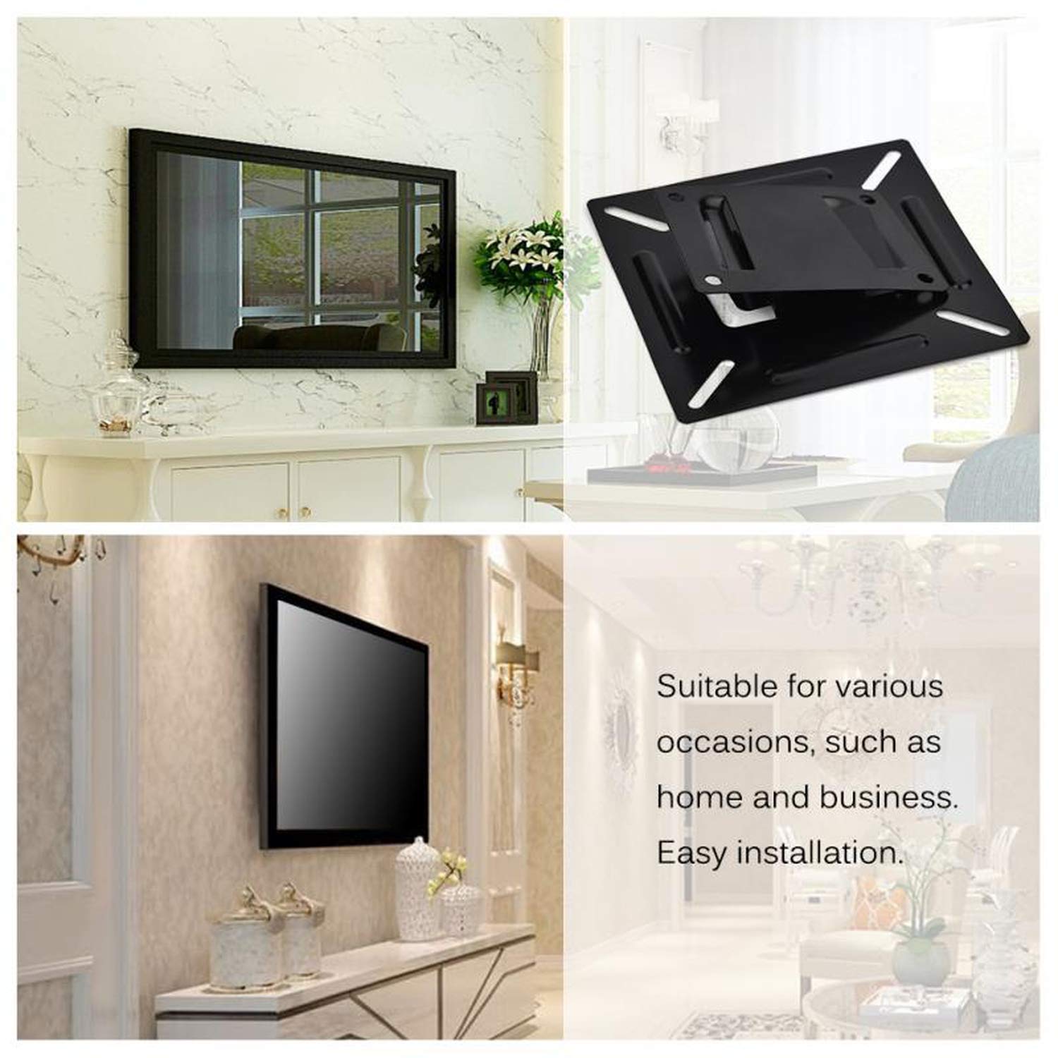  Tv Mount Wall Mounted Stand Bracket Holder For
