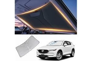 LZYYQX Windshield Sun Shade for Mazda CX5 Front Window Shades Cover for CX-5 2009-2024 Windshield Sun Visor Protector Car Accessories