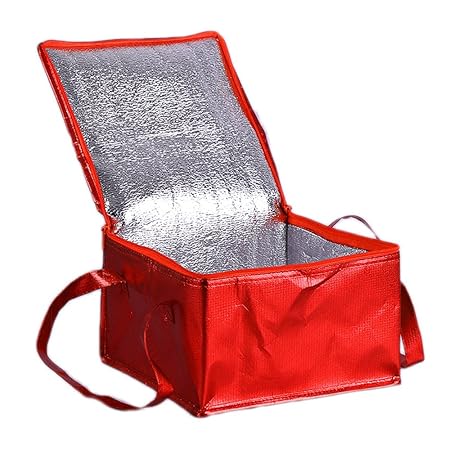 Gosear Rojo Aislado Picnic Comida Nevera Bolsa Almuerzo Bolsa para ...
