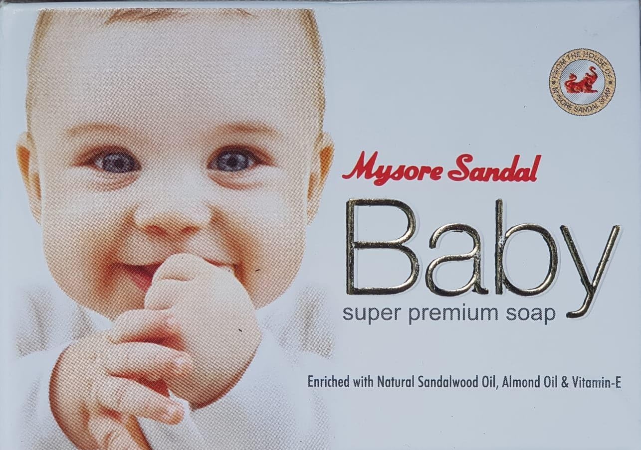 Mysore Sandal Baby Soap 75g Pack Of 6pc Amazon Co Uk Baby