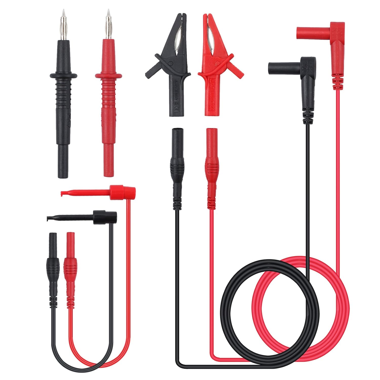 Justech 8PCS Multimeter Test Lead Kit Professional Electronic Test Lead