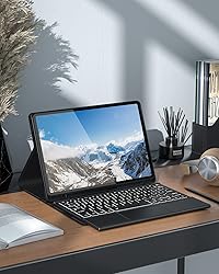 DoohowCase Backlit Keyboard Case Touch for Lenovo
