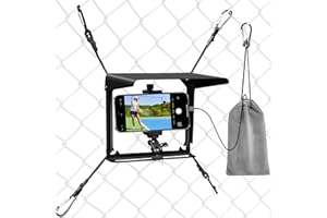 OKSTENCK Cell Phone Fence Mount with Shade,A Dedicated Mounting Kit for iPhone, GoPro, Mevo Start, and Other Action Cameras, 