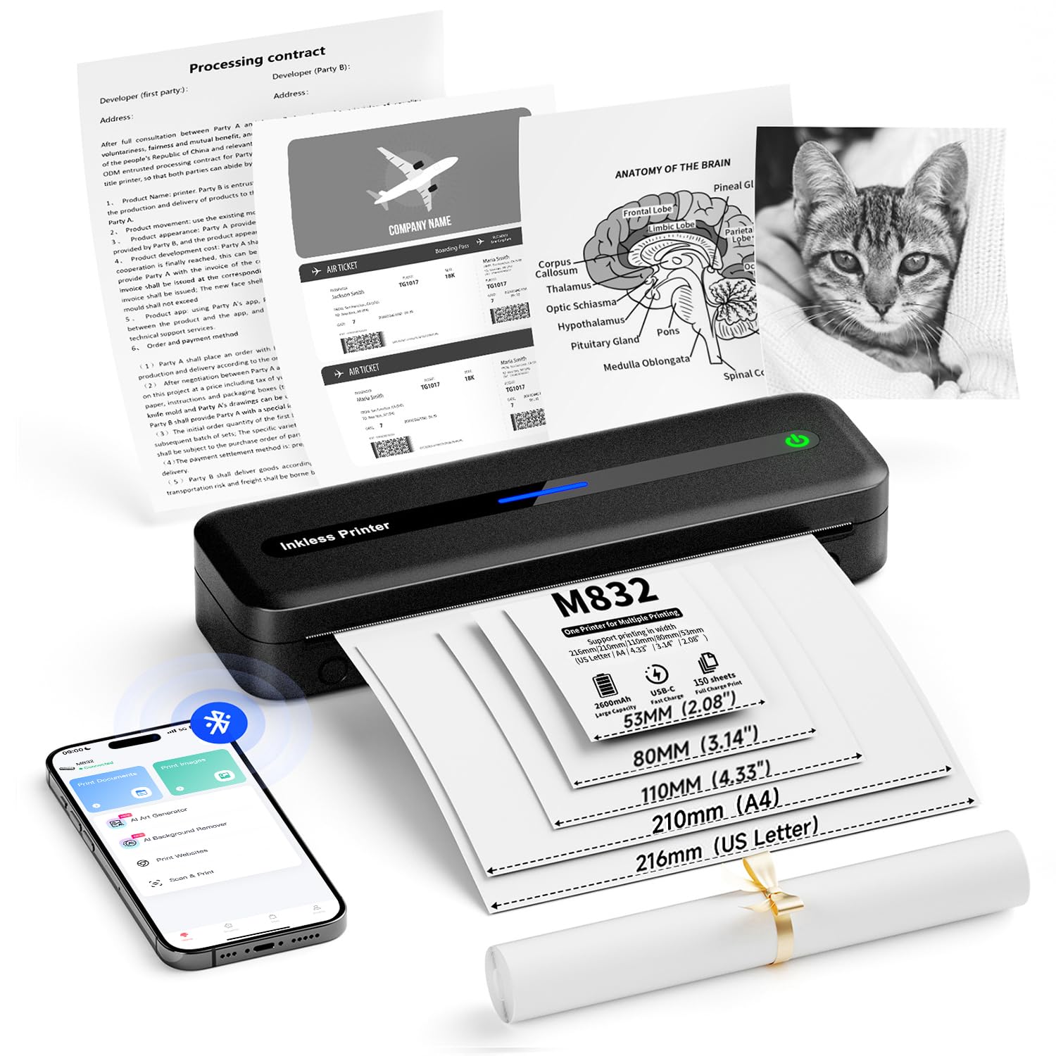 Itari Portable Printer - Portable Printer Wireless