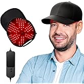 RELEXNOW Red Light Therapy Cap for Hair Growth, Infrared Red Light Therapy Hat for Men & Women Thinning Hair Regrowth with 660nm 850nm 940nm Wavelengths, Includes Timer & Controller