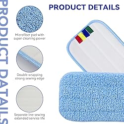 Replacement Microfiber Pad Fit for Rubbermaid
