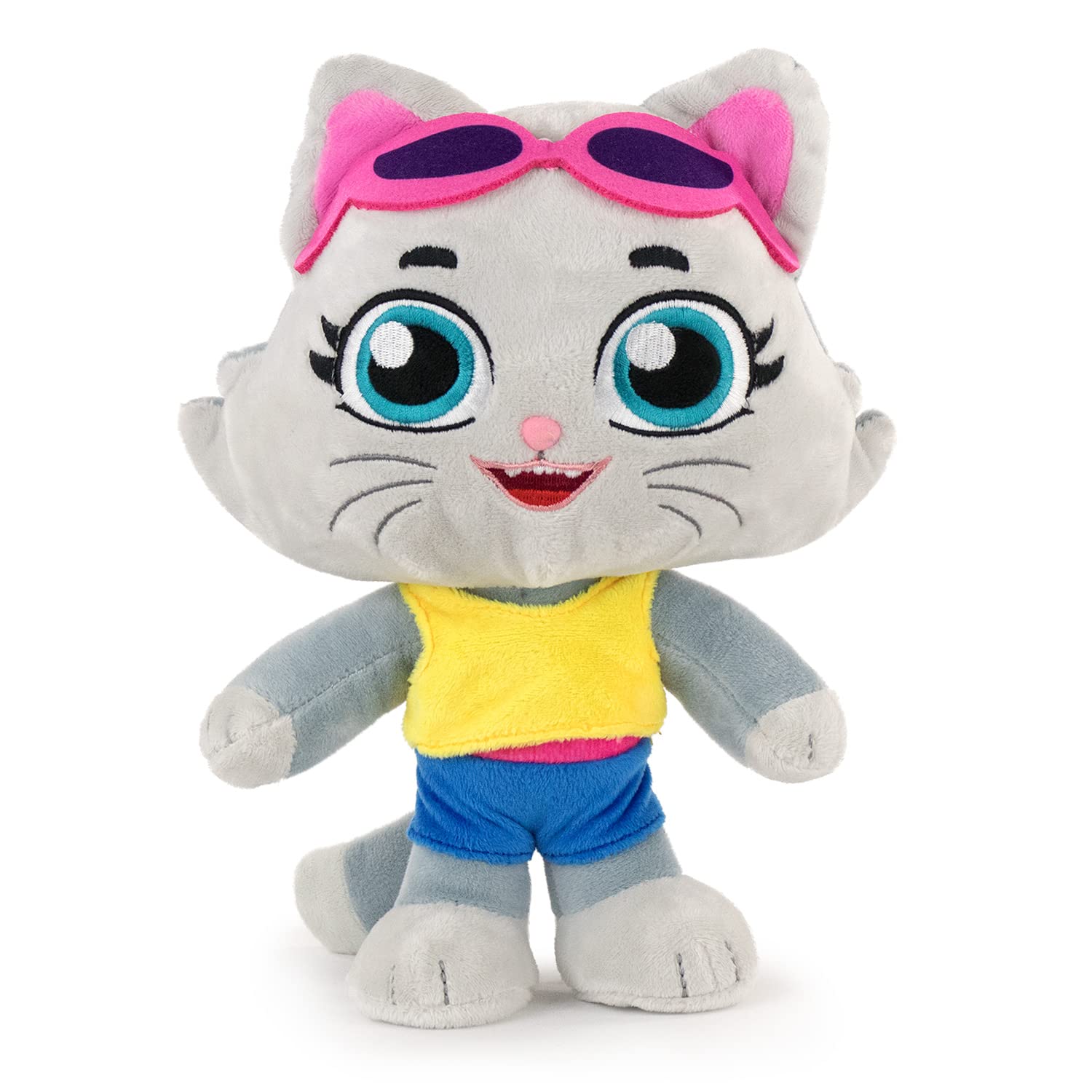 BARRADO Soft Toy of the Characters of 44 Cats - Lampo, Milady, Meatball, Pilou - 26cm, 10'23" - Super Soft Quality (Milady)