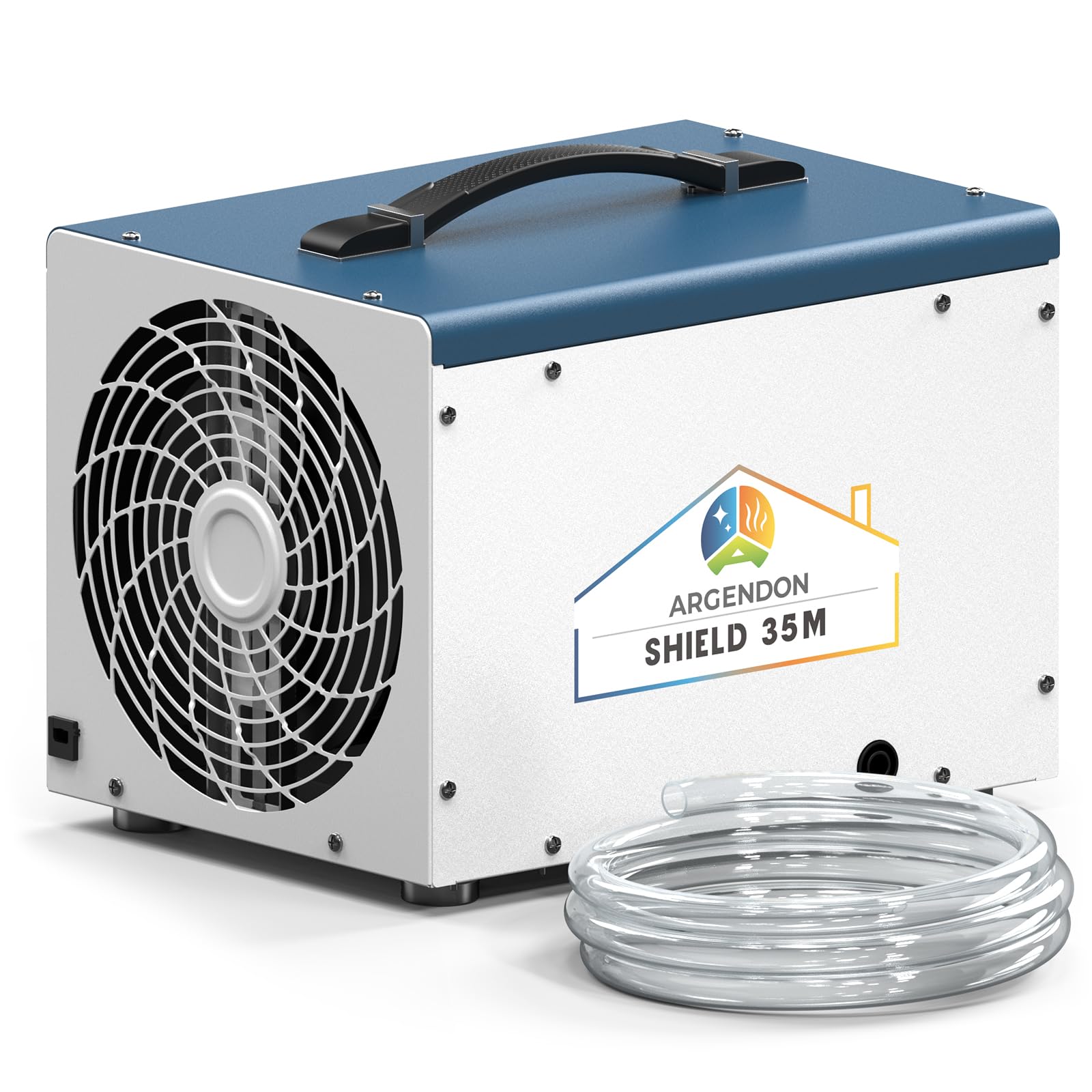 Photo 1 of ARGENDON Dehumidifier for Crawlspace Basement, Commercial Dehumidifier with Drain Hose 70 PPD, Compact, Ideal for Water Damage Storage Up to 1000 Sq Ft, 5-Year Limited Warranty