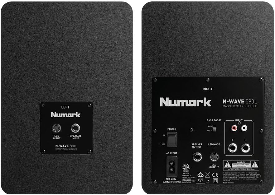 numark 580l speakers