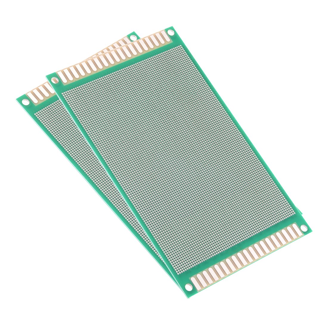 Sourcingmap 2pcs 9x15cm Double Sided PCB Board Universal Printed Circuit Proto Board for DIY Soldering Electronic Projects Practice Test Circuit