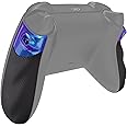 eXtremeRate Flexor Rubberized Side Rails Grips Button Stop Kit for Xbox Series X/S Controller, Anti-Slip Ergonomic Button Stopper Handle Grips for Xbox Core Controller – Chameleon Purple Blue