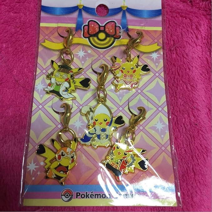 Amazon ポケモンセンター 限定 メタルチャームセット お着替えピカチュウアイドル ロック マダム アニメ 萌えグッズ 通販
