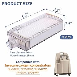 Oxygen Concentrator Intake Filter Compatible with