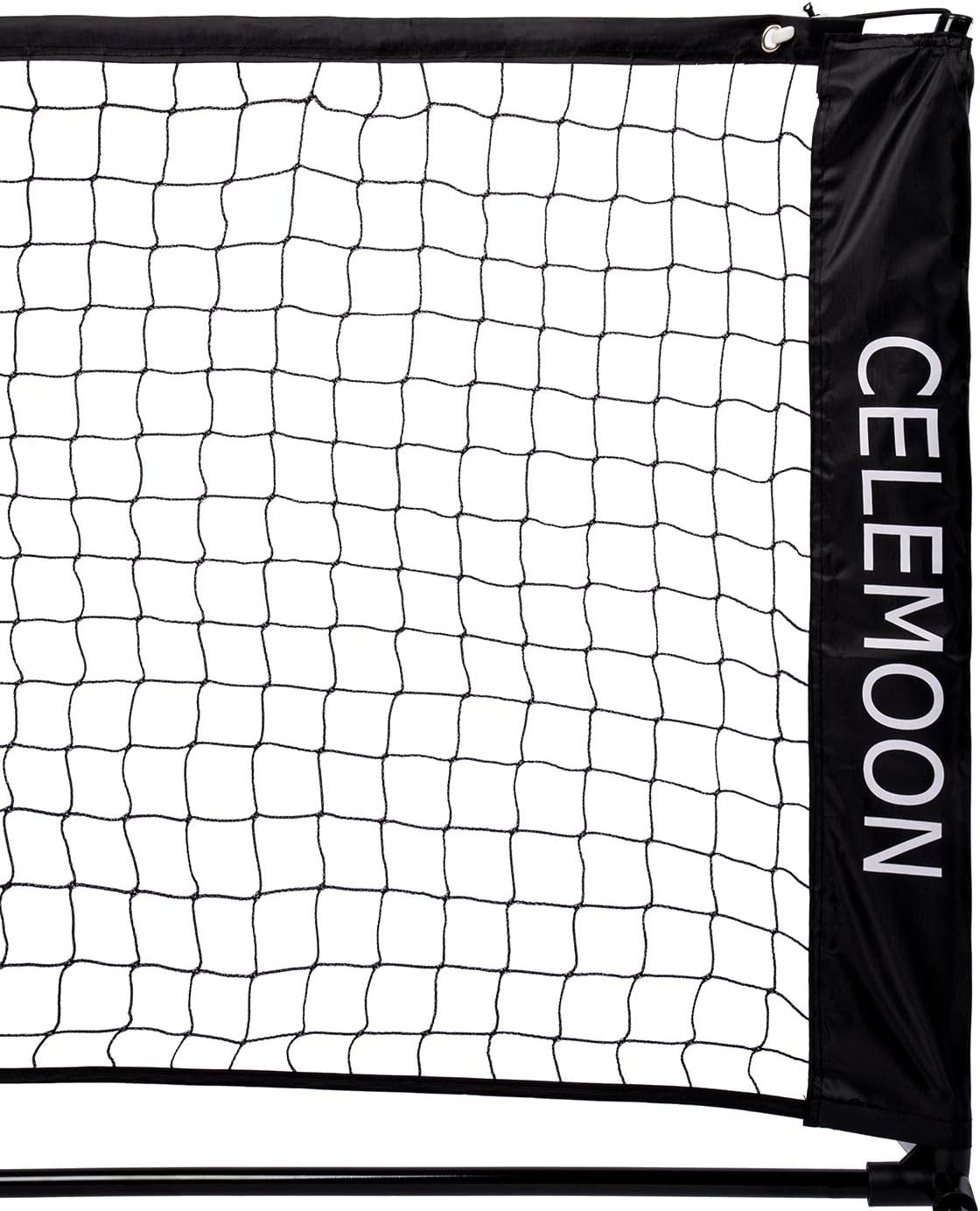 CeleMoon Portable Foldable Tennis Net Set for Tennis, Pickleball, Kids Soccer, Volleyball - Easy & Quick Setup Assembly Nylon Sports Net with Poles for Indoor Outdoor Backyard, Court, Beach, Driveway : Sports & Outdoors