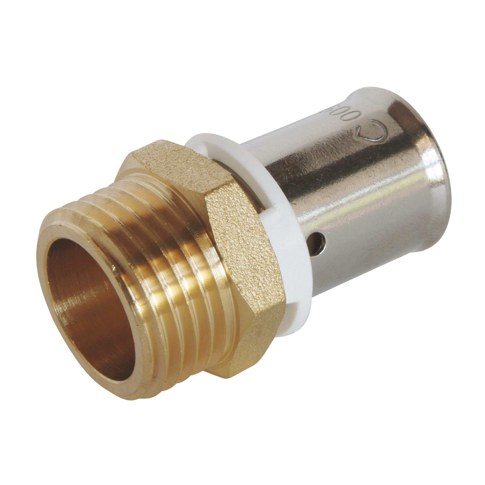 Somatherm 3303-16-15 Crimp Connector Male Fixed 16 1/2 Inch Grey