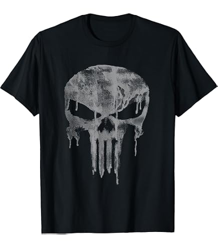 Amazon.com: Marvel The Punisher Frank Castle Vigilante T-Shirt