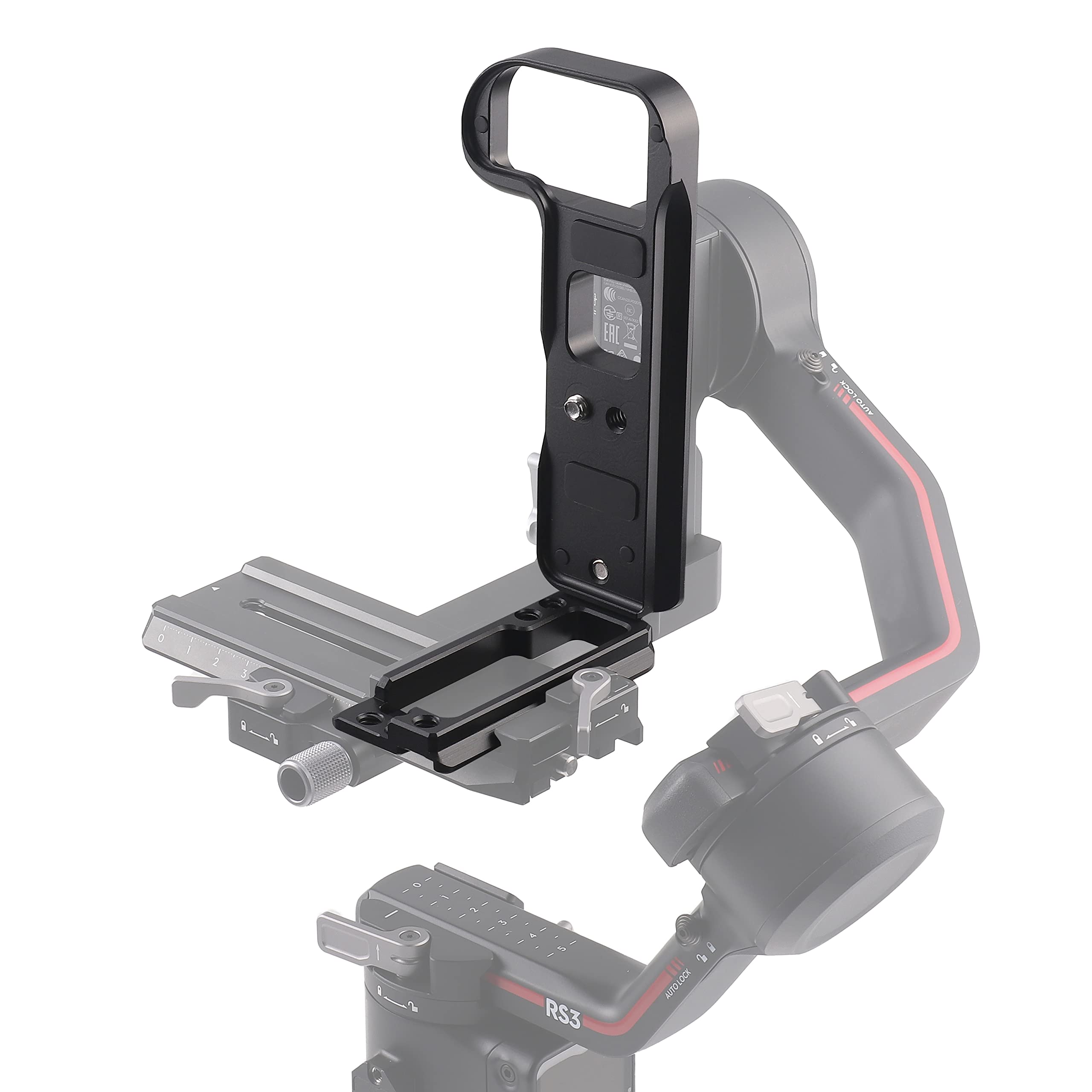 Hersmay Quick Release L Bracket Plate for Nikon Z5 Z6 Z7 II Camera Compatible with DJI Ronin RS2 RSC2 RS3 Pro Arca-Swiss