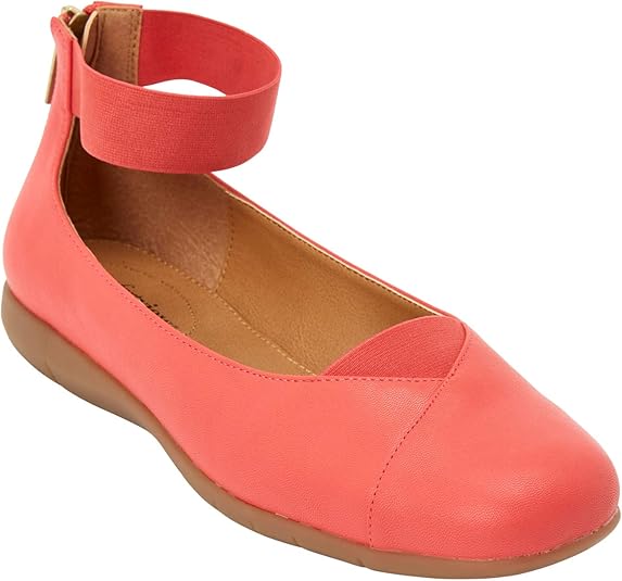 red flats wide width