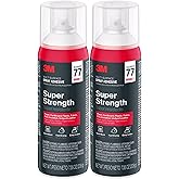 3M Super 77 -Glue Multipurpose Adhesive for Foil Plastic Paper Foam Metal (Pack of 2)
