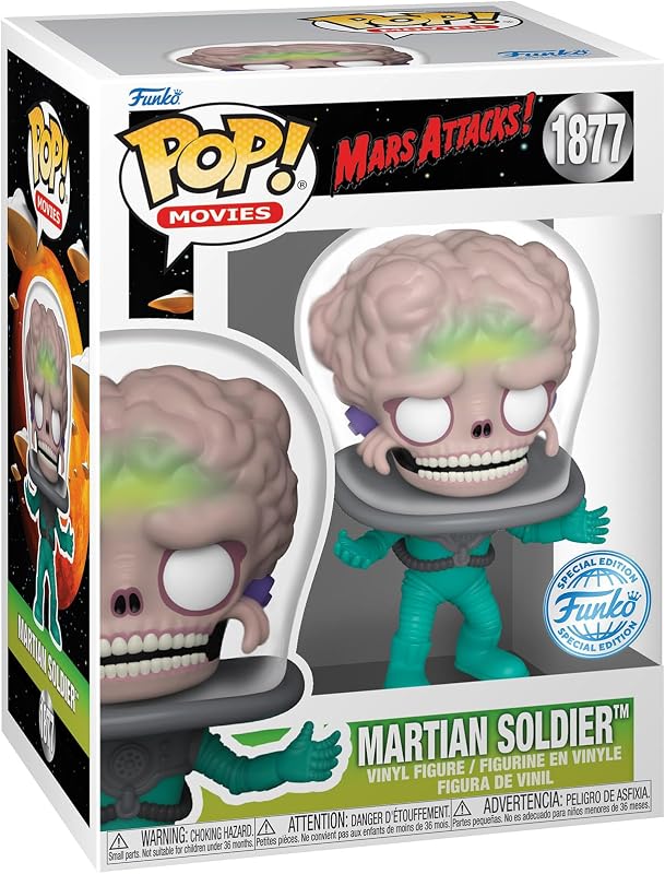 Pop! Movies: Mars Attacks - Alien Soldier (1 in 6 Chase Chance)