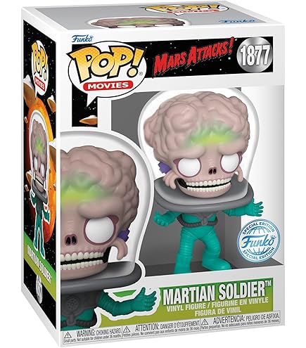 FUNKO マーズアタック ボブルヘッド Amazon.com: Funko Pop Movies: Mars Attacks - Alien Leader