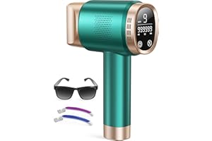 Aopvui IPL Laser Hair Removal for Women and Men, at-Home Permanent Hair Removal Device 999999 Flashes Hair Remover for Whole Body Use (Green)