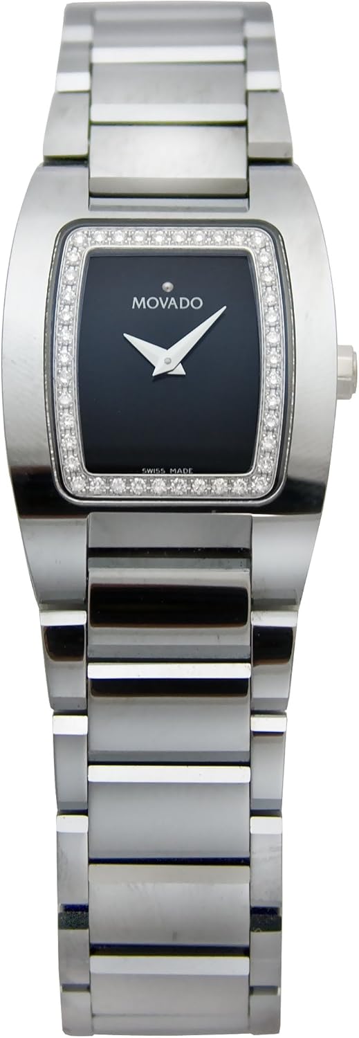 Movado Women's 605771 Fiero Diamond Accented Tungsten Carbide Watch