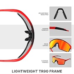 YOZISS Cycling Glasses Polarized Sports Sunglasses