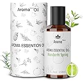 Hotel Diffuser Oil - Mandarin Spring Essential Oils for Scent Diffuser - Tangerine, Lime, Gardenia, Green Grass -Home Luxury Scents Aroma Fragrance for Home, Office