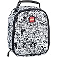 LEGO Kids Classic Heritage Lunch Box, Insulated Soft Reusable Lunch Bag Meal Container for Boys and Girls, Perfect for School or Travel, Meal Tote Keeps Food and Drinks Cold with Buckle, Color Me
