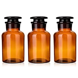 Kestun Lab Glass Reagent Bottle,Wide Mouth Glass